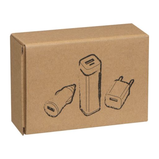 Exeter utazó szett 2200 mAh powerbank-kel