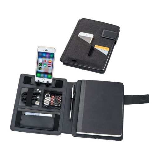 Leno A5 mappa powerbankkal, 4000 mAh