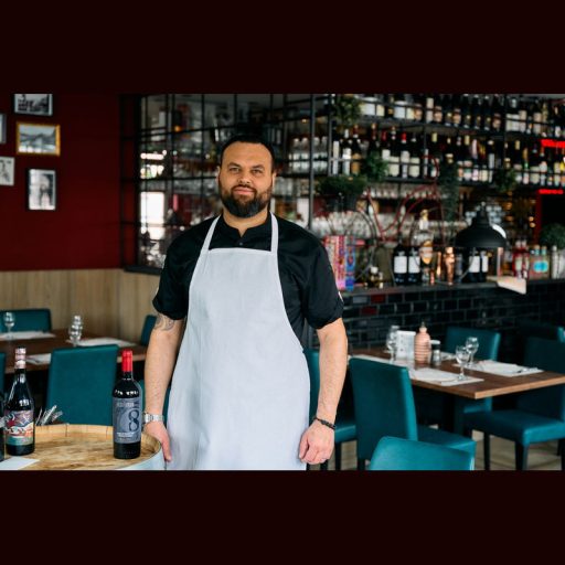 Grillmeister pamut kötény, 170 g/m²