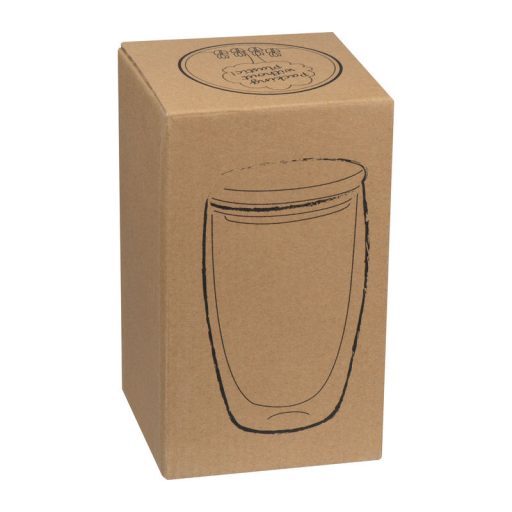 Zakopane duplafalú üveg pohár, 500 ml