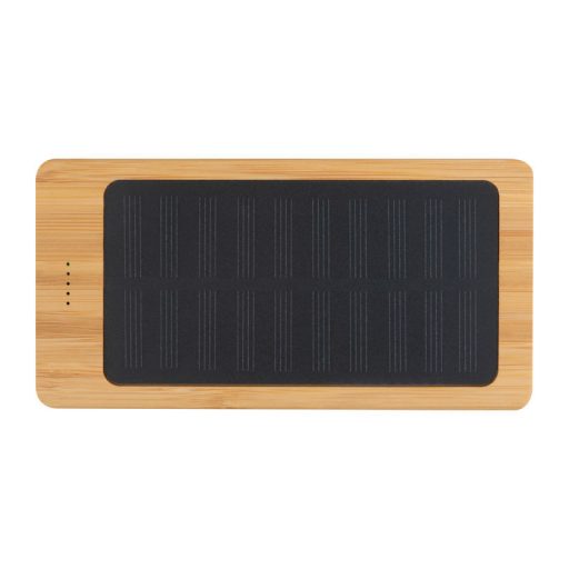 Bakersfield 8000 mAh-es bambuszból készült napelem