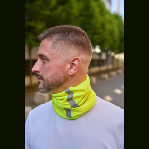 Treviso csősál fényvisszaverő csíkkal