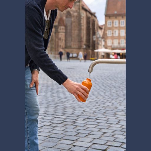 New York rozsdamentes acél ivópalack, 500 ml