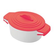 Delhi Porcelán tál fogóval