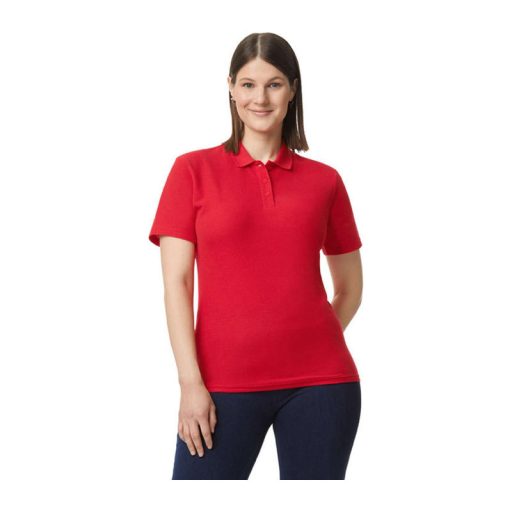 Softstyle® Ladies' Double Piqué Polo