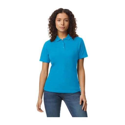Softstyle® Ladies' Double Piqué Polo
