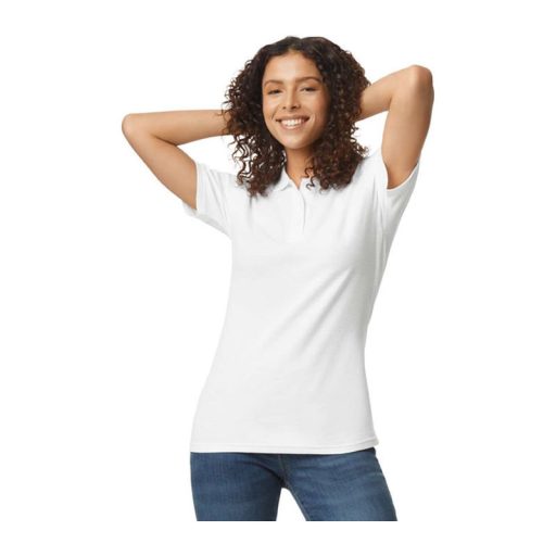 Softstyle® Ladies' Double Piqué Polo