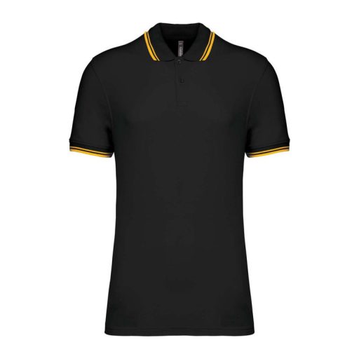 Men'S 2 Striped Short Sleeved Poloshirt