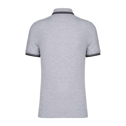 Men'S 2 Striped Short Sleeved Poloshirt