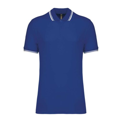 Men'S 2 Striped Short Sleeved Poloshirt