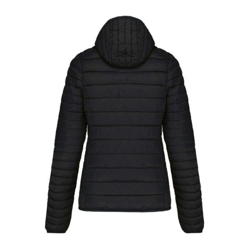 LADIES' LIGHTWEIGHT HOODED PADDED JACKET