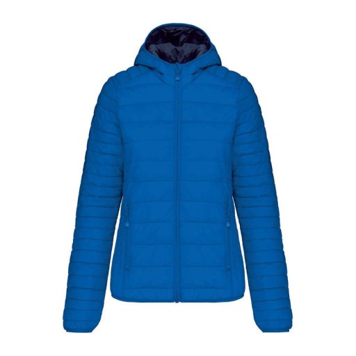 LADIES' LIGHTWEIGHT HOODED PADDED JACKET