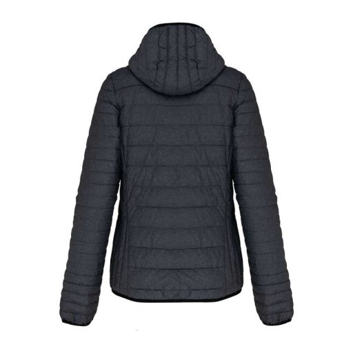 LADIES' LIGHTWEIGHT HOODED PADDED JACKET
