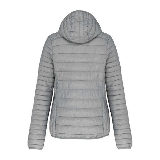 LADIES' LIGHTWEIGHT HOODED PADDED JACKET