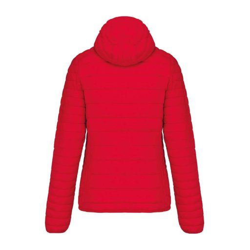 LADIES' LIGHTWEIGHT HOODED PADDED JACKET