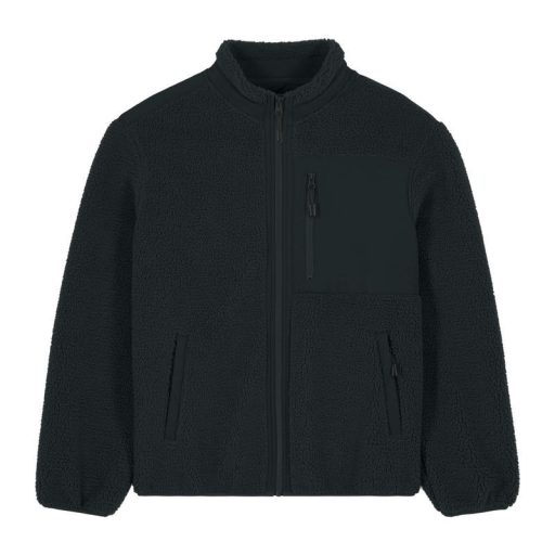 Brooker uniszex, laza szabású sherpa dzseki