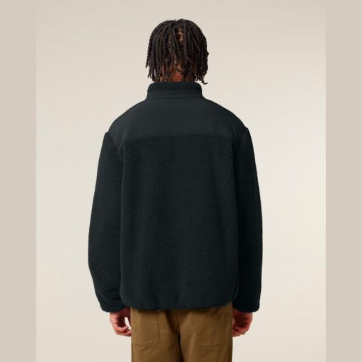 Brooker uniszex, laza szabású sherpa dzseki