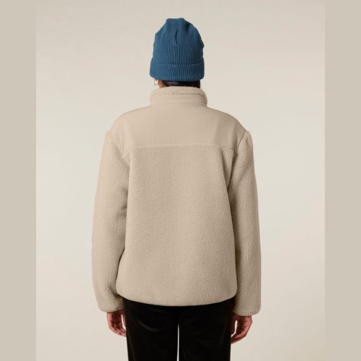 Brooker uniszex, laza szabású sherpa dzseki