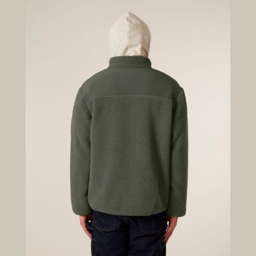 Brooker uniszex, laza szabású sherpa dzseki