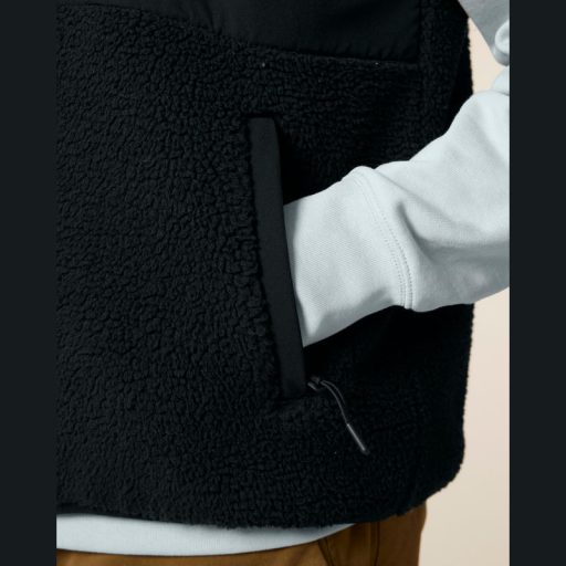 Liner uniszex ujjatlan sherpa mellény