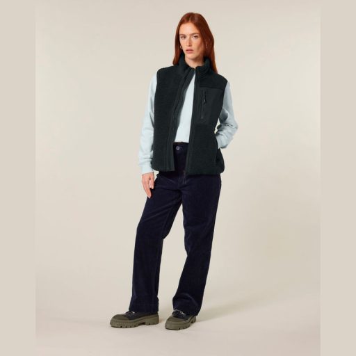 Liner uniszex ujjatlan sherpa mellény