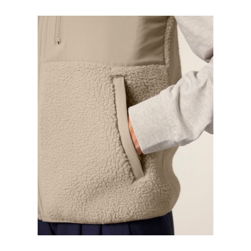 Liner uniszex ujjatlan sherpa mellény