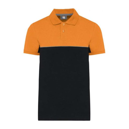 UNISEX ECO-FRIENDLY TWO-TONE SHORT SLEEVE POLO SHI