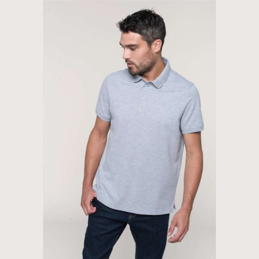 MEN'S SHORT SLEEVE STUD POLO SHIRT