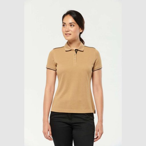 LADIES' SHORT-SLEEVED CONTRASTING DAYTODAY POLO SH