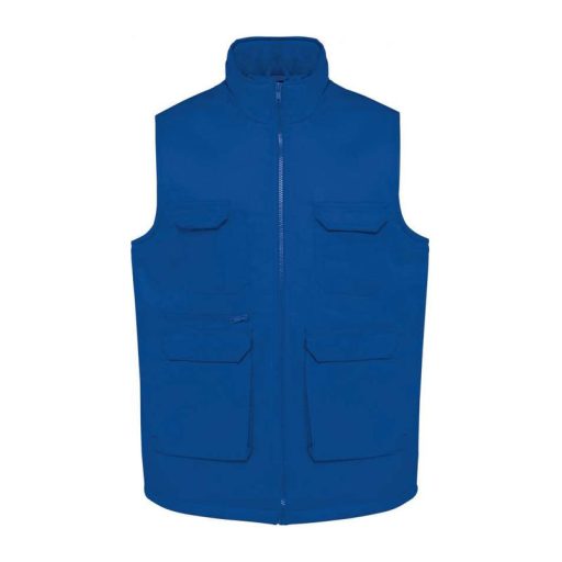 UNISEX PADDED MULTI-POCKET POLYCOTTON VEST
