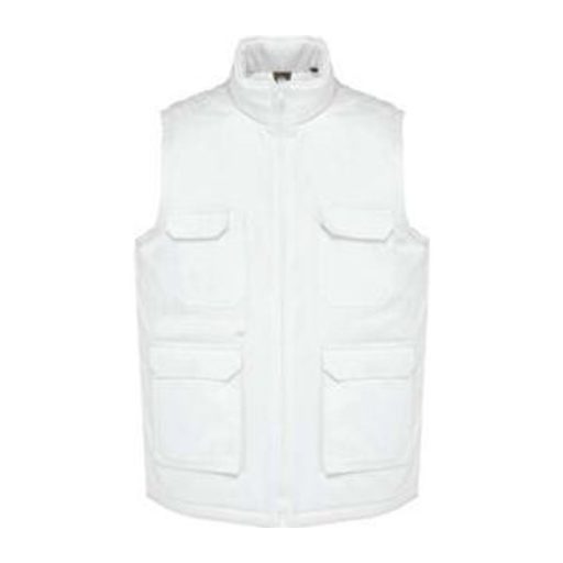 UNISEX PADDED MULTI-POCKET POLYCOTTON VEST