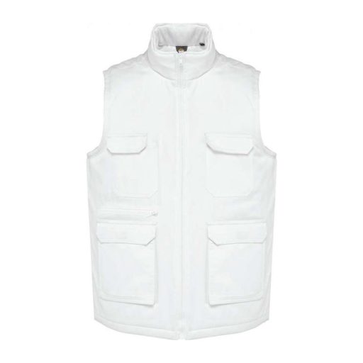UNISEX PADDED MULTI-POCKET POLYCOTTON VEST