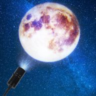   Égitest LED projektor, éjszakai dekor kivetítő (Föld, Hold, Hold és csillag)