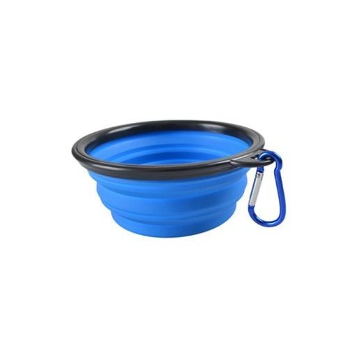 Latex hordozható etető és itató tál kutyáknak (350ML)