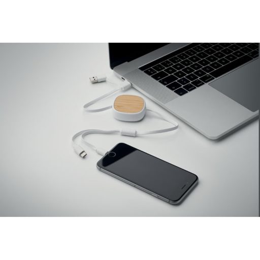 Visszahúzható USB töltőkábel