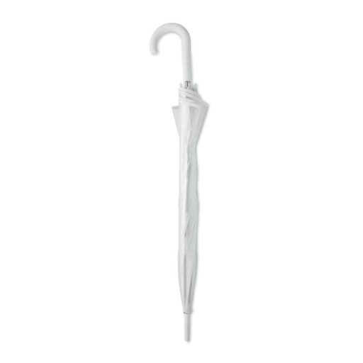⌀102cm/23″ átlátszó esernyő, hajlított markolat.