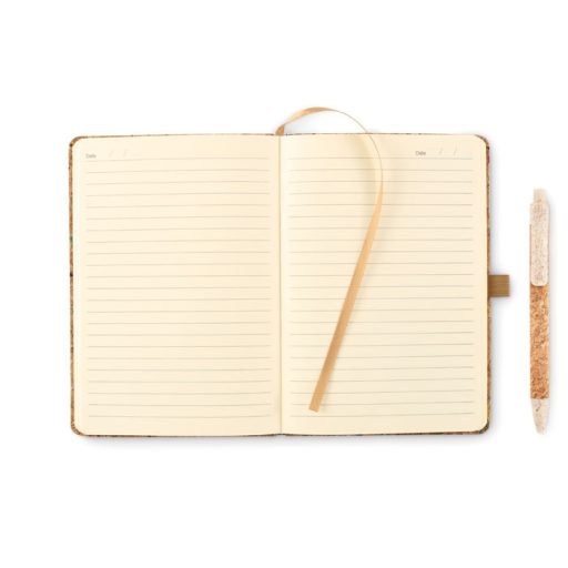 A5 színezett parafa notesz