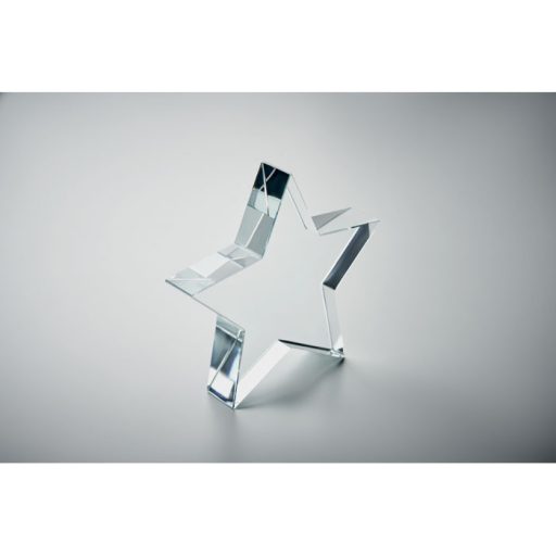 Csillag üveg díj/emlékplakett