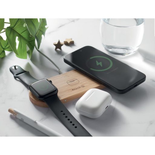 3 az 1-ben 15W vez.nélk. töltő