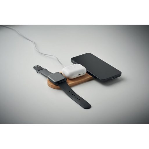 3 az 1-ben 15W vez.nélk. töltő