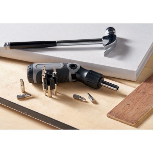 Többfejes, hajlíth. csavarhúzó