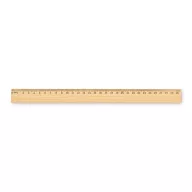 Fa vonalzó 30 cm