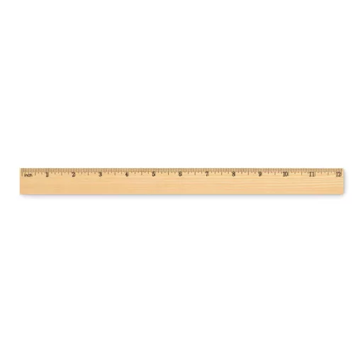 Fa vonalzó 30 cm