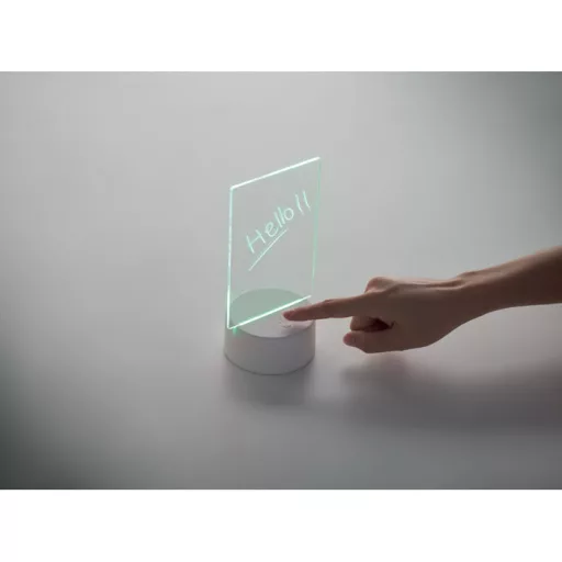 Világító LED jegyzettábla
