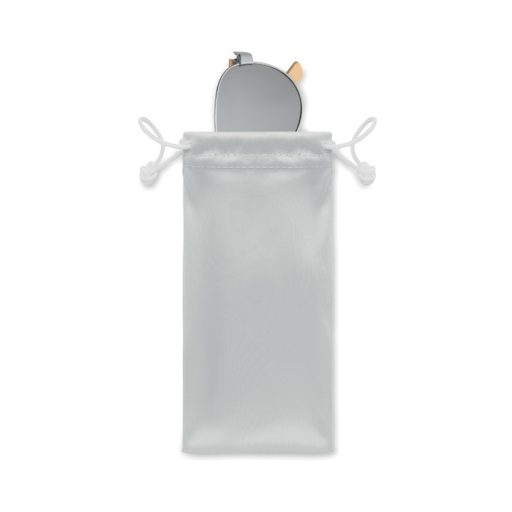 Bambusz napszemüveg tokban