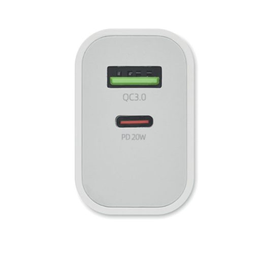 18W 2 portos USB EU töltő