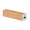 2200 mAh bambusz powerbank