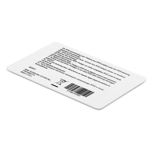 RFID skimmelésgátló kártya