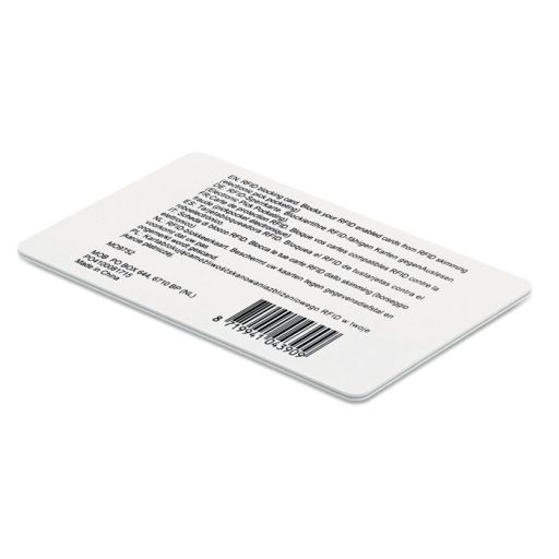 RFID blokkoló kártya