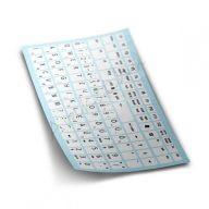 Billentyűzet matrica Magyar Fehér